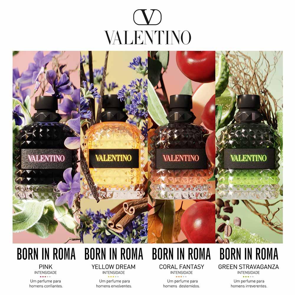 Perfume Green Stravaganza Uomo Valentino Born In Roma Eau de Toilette Masculino - 6