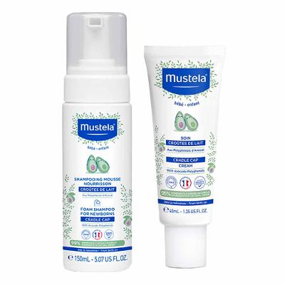 Mustela Bebê Kit - Creme Infantil + Shampoo Espuma Recém-Nascido