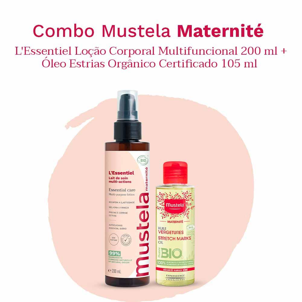 Mustela Maternité Kit - Loção Corporal Multifuncional + Óleo para Prevenção de Estrias - 11