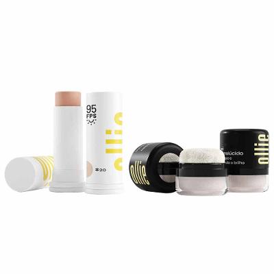 Ollie Kit - Pó Translúcido Facial FPS 30 + Protetor Solar Facial FPS 95 cor 20
