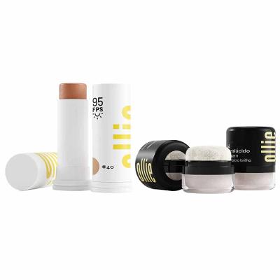 Ollie Kit - Pó Translúcido Facial FPS 30 + Protetor Solar Facial FPS 95 cor 40
