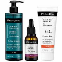 Principia Kit - Protetor Solar FPS60 + Gel de Limpeza + Sérum AM-10 - 1