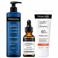 Principia Kit - Protetor Solar FPS60 + Gel de Limpeza + Sérum AH-2 - 1