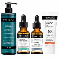 Principia Kit - Protetor Solar FPS60 + Sérum AH-2 + Sérum Mix-01 + Gel de Limpeza - 1