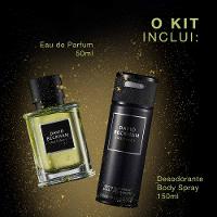 Coffret David Beckham Instinct Kit - Perfume Masculino Eau de Parfum + Body Spray - 3