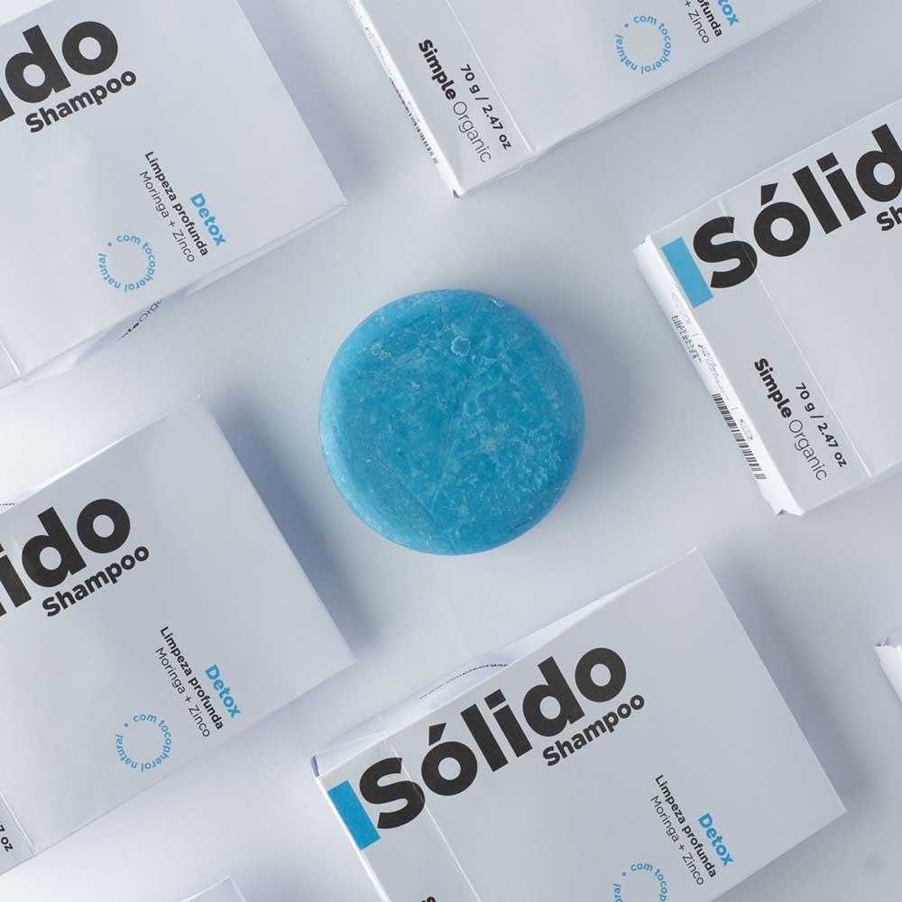 Simple Organic Sólido Detox Shampoo - 3