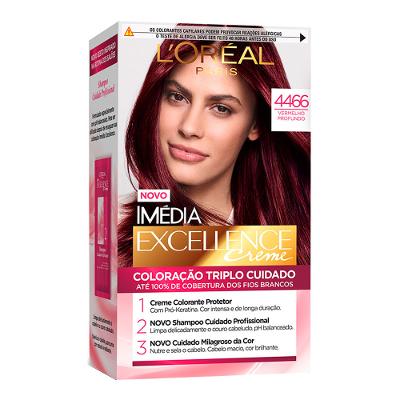 Coloração Imédia Excellence L’Oréal Paris – Tons Vermelhos