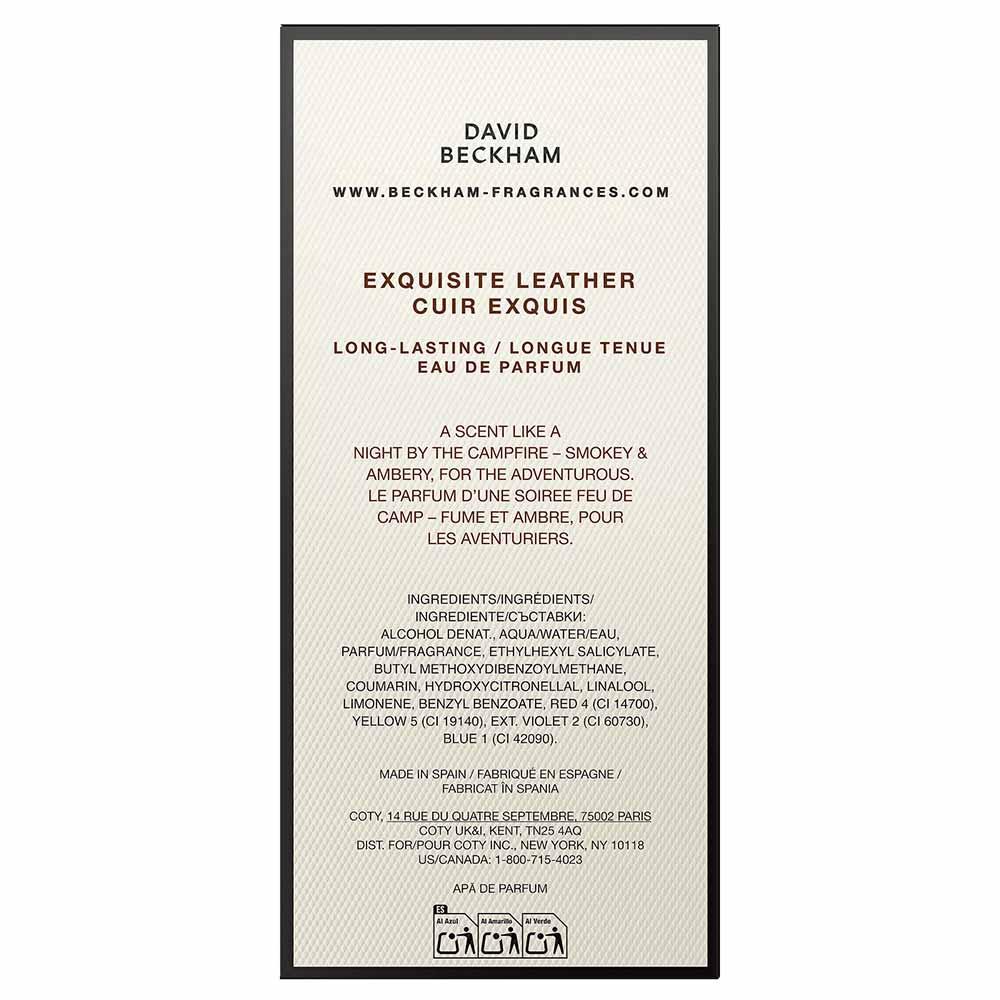 Perfume The Collection Exquisite Leather David Beckham Masculino Eau de Parfum - 7
