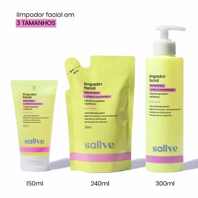 Refil Gel Espuma Limpador Facial Sallve