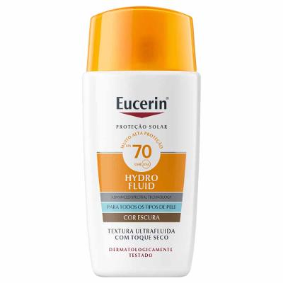 Protetor Solar Facial com Cor Eucerin Hydro Fluid FPS70 50ml