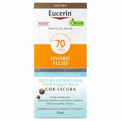 Protetor Solar Facial com Cor Eucerin Hydro Fluid FPS70 50ml