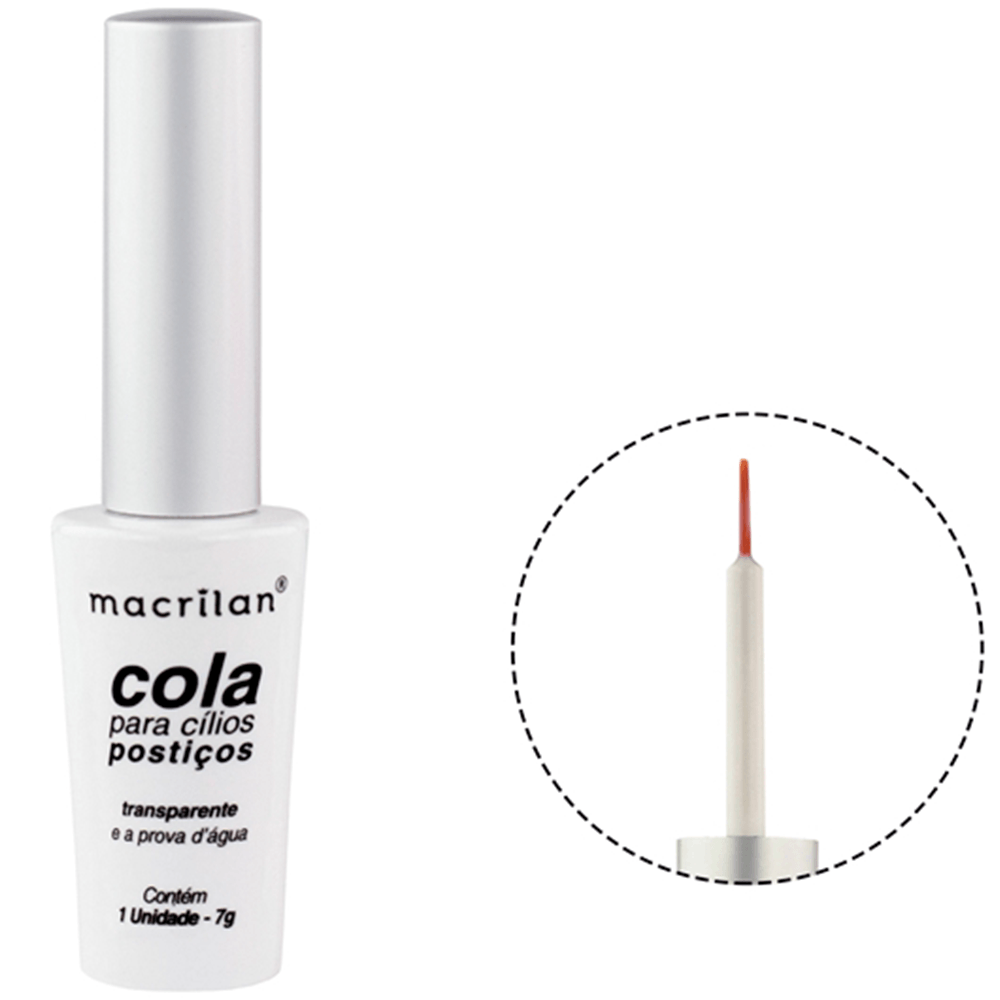Cola para Cílios Postiços Macrilan CA-001 Transparente - 3