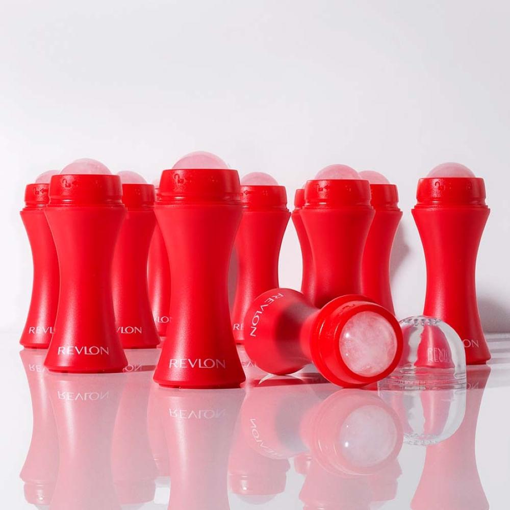 Pedra de Quartzo Rosa Real Revlon Skin Reviving Roller - 9