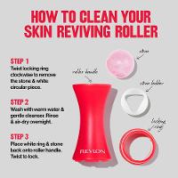 Pedra de Quartzo Rosa Real Revlon Skin Reviving Roller - 7