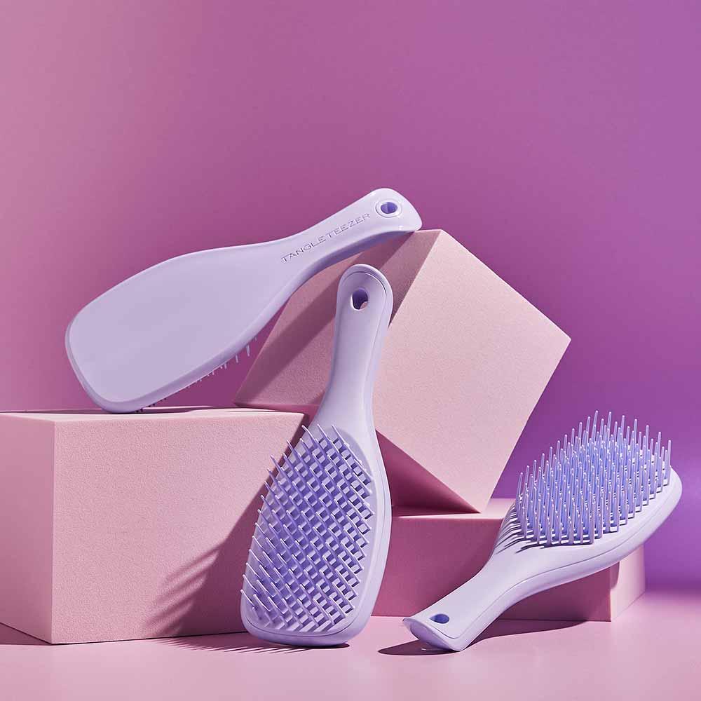 Mini Escova de Cabelo Tangle Teezer Ultimate Detangler Digital Lavender - 7