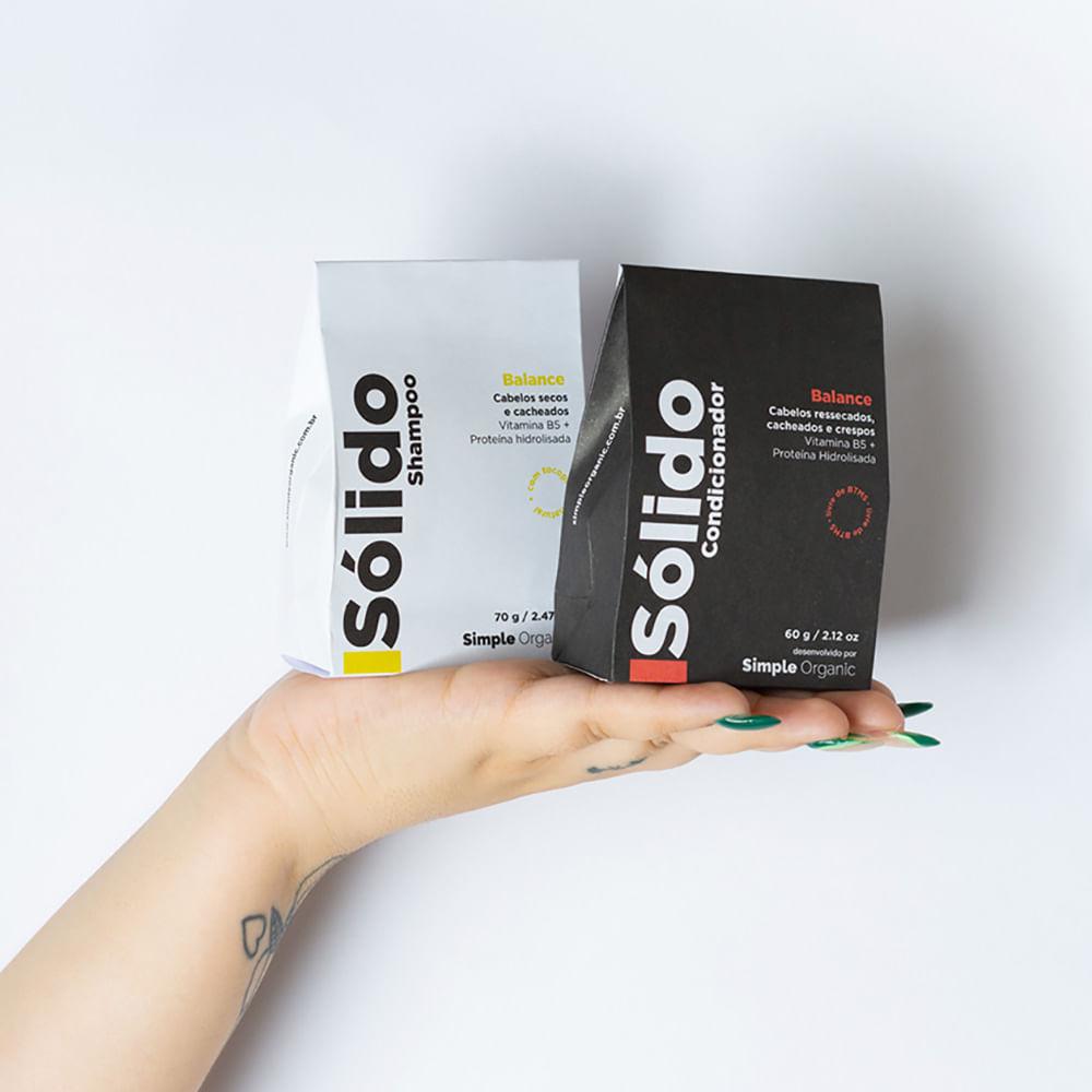 Simple Organic Sólido Balance Shampoo em Barra - 3