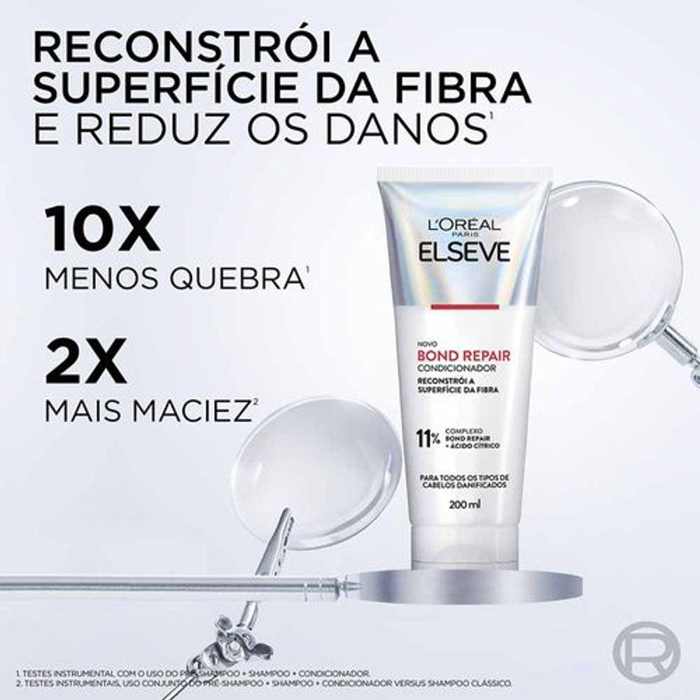 Kit Elseve Bond Repair - Pré Shampoo + Shampoo + Condicionador + Leave in - 4