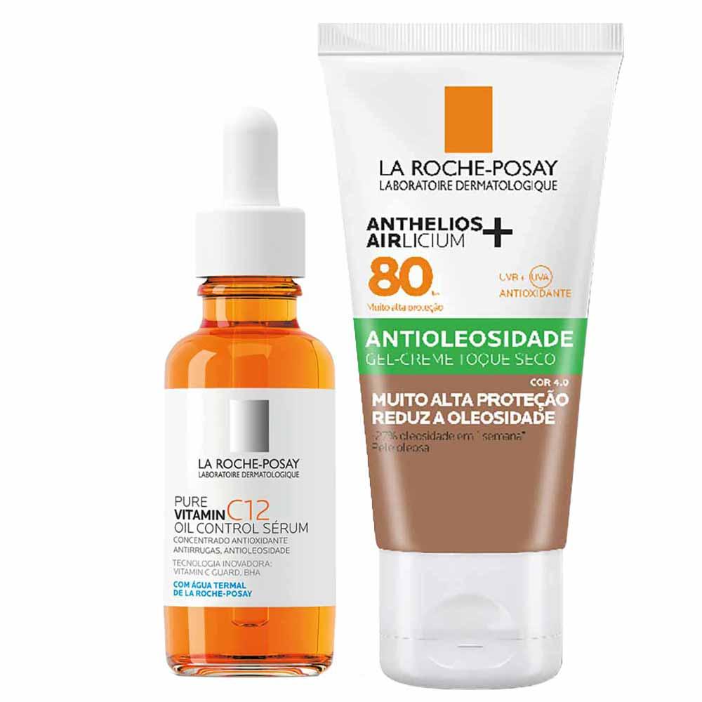 La Roche-Posay Kit - Sérum Antirrugas + Protetor Solar Facial com Cor FPS 80 4.0 - 1