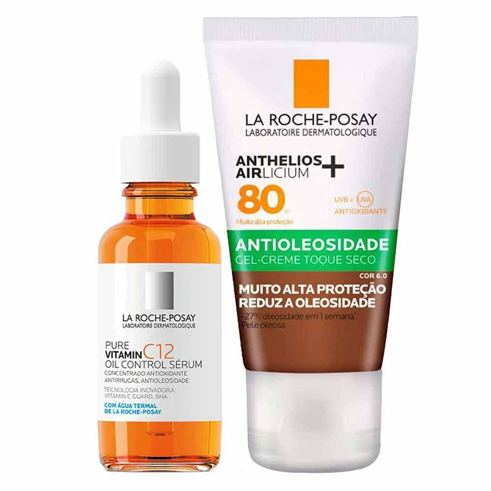 La Roche-Posay Kit - Sérum Antirrugas + Protetor Solar Facial com Cor FPS 80 6.0 - 1