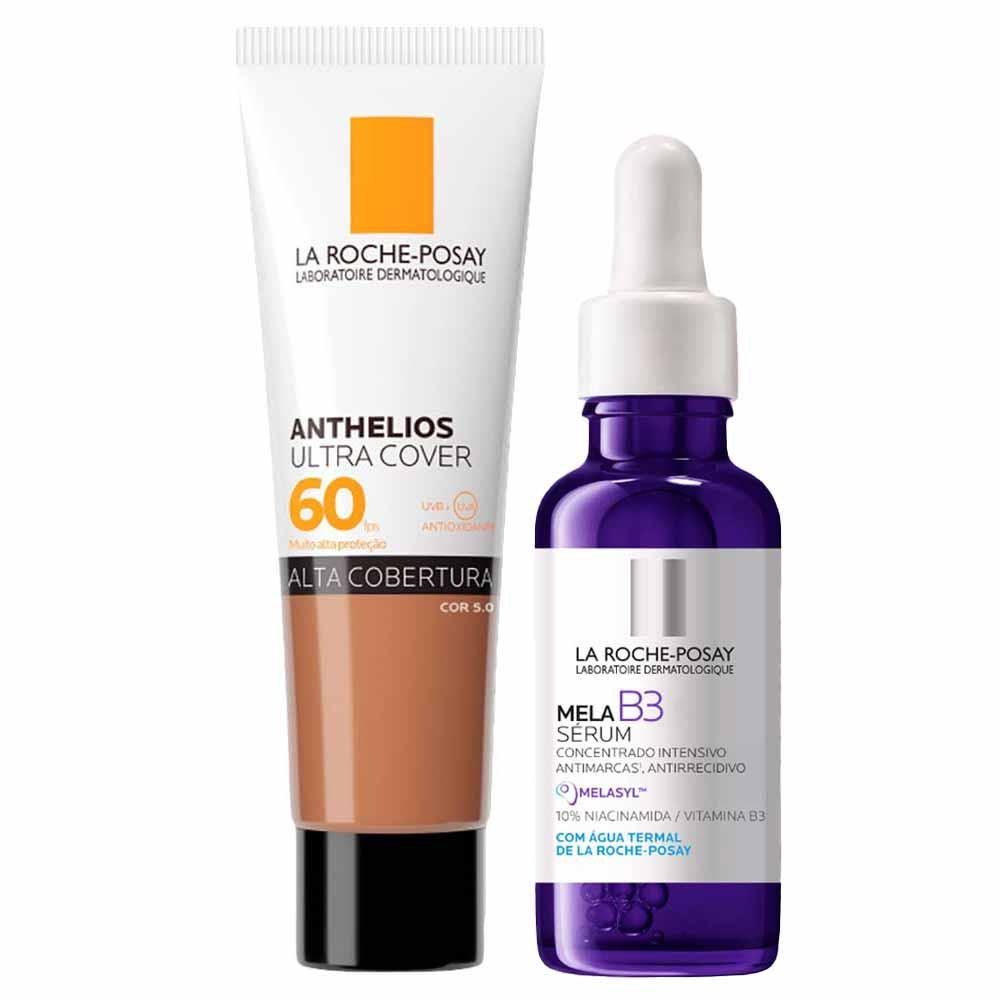 La Roche Posay Kit – Sérum Mela B3 + Protetor Solar Facial com Cor 5.0 - 1
