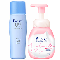 Bioré Kit - Sabonete Líquido Facial + Protetor Solar FPS 50 - 1
