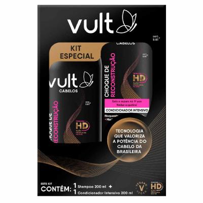 Vult Choque de Recontrução Kit - Shampoo + Condicionador