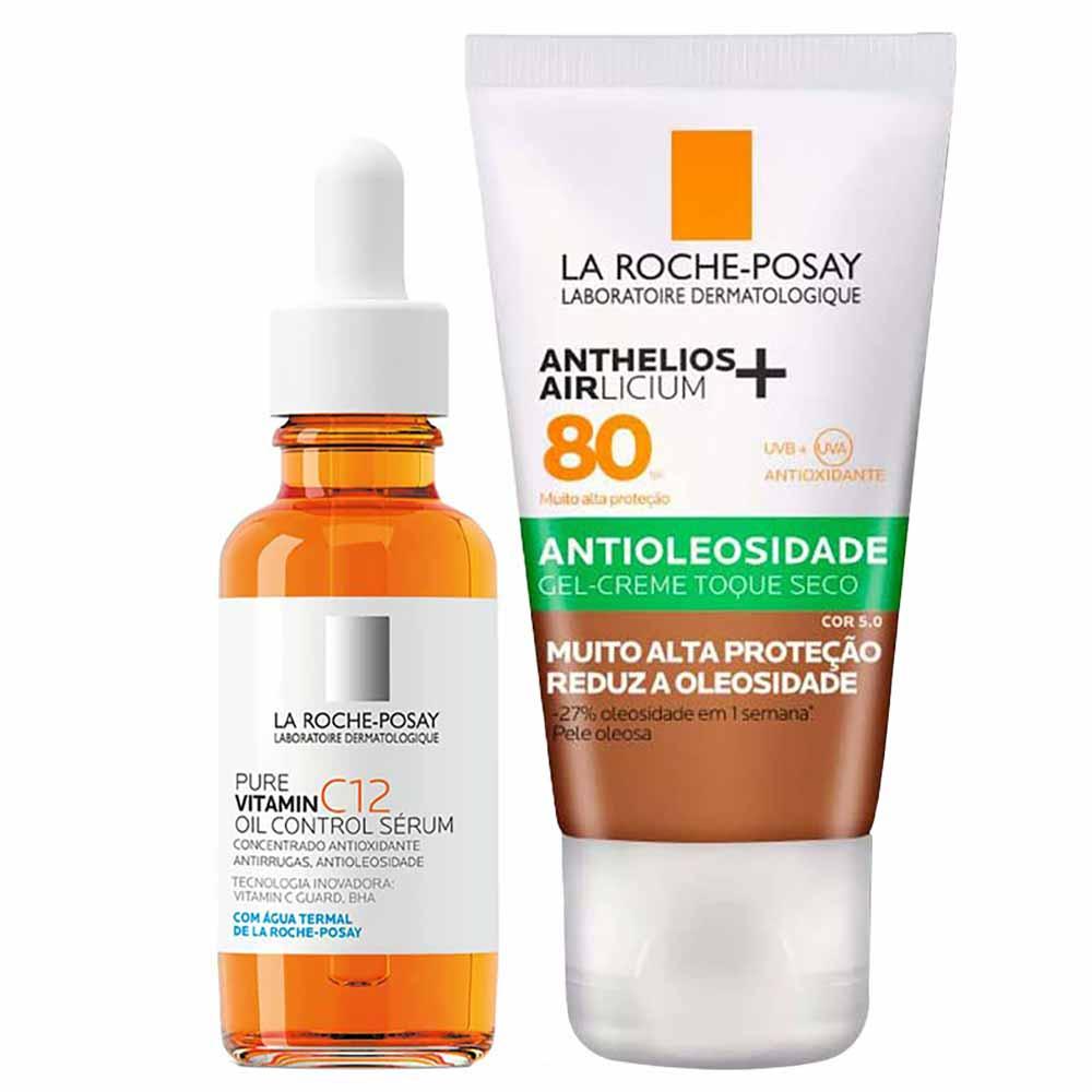 La Roche-Posay Kit - Sérum Antirrugas + Protetor Solar Facial com Cor FPS 80 5.0 - 1