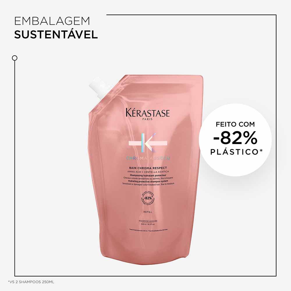 Refil Shampoo Chroma Absolu Bain Kérastase Chroma Respect - 8