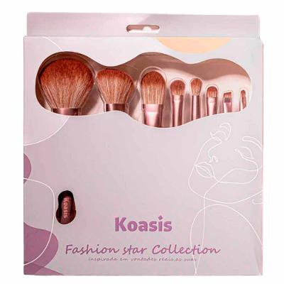 Koasis Fashion Star Collection Kit de Pincéis para Maquiagem com 8 Unidades