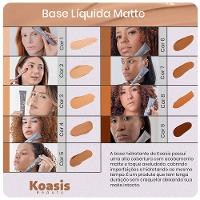 Base Líquida Hidratante Matte Koasis 30ml - 6