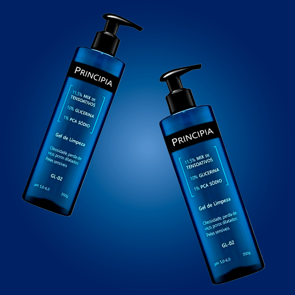 Principia Gel de Limpeza Facial GL-02 Kit com 2 Unidades - 3