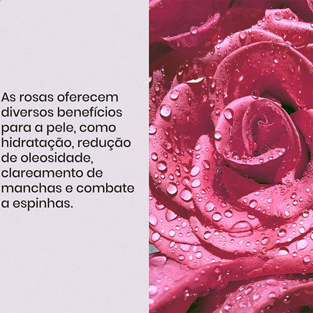 Espuma de Limpeza Facial Profunda Koasis Make-up Removedor Rose - 3
