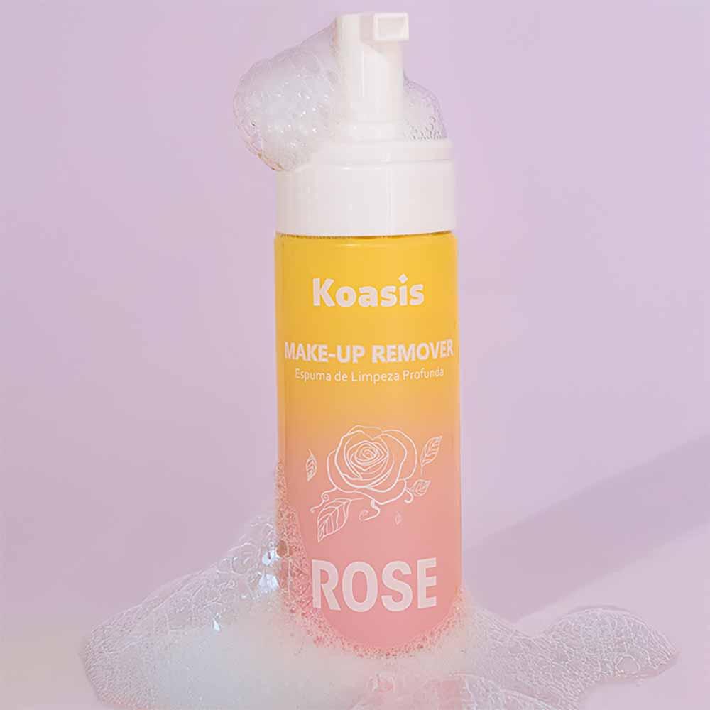 Espuma de Limpeza Facial Profunda Koasis Make-up Removedor Rose - 5
