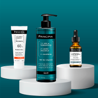 Principia Kit - Protetor Solar Facial PS-01 FPS60 + Sérum Ácido Hialuronico e Vitamina B5 AH-2 + Gel de Limpeza Facial GL-01 - 2