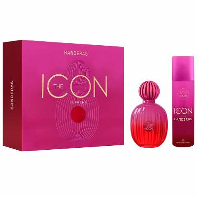 Coffret Banderas Kit - Perfume The Icon Woman Supre + Dêo Colônia