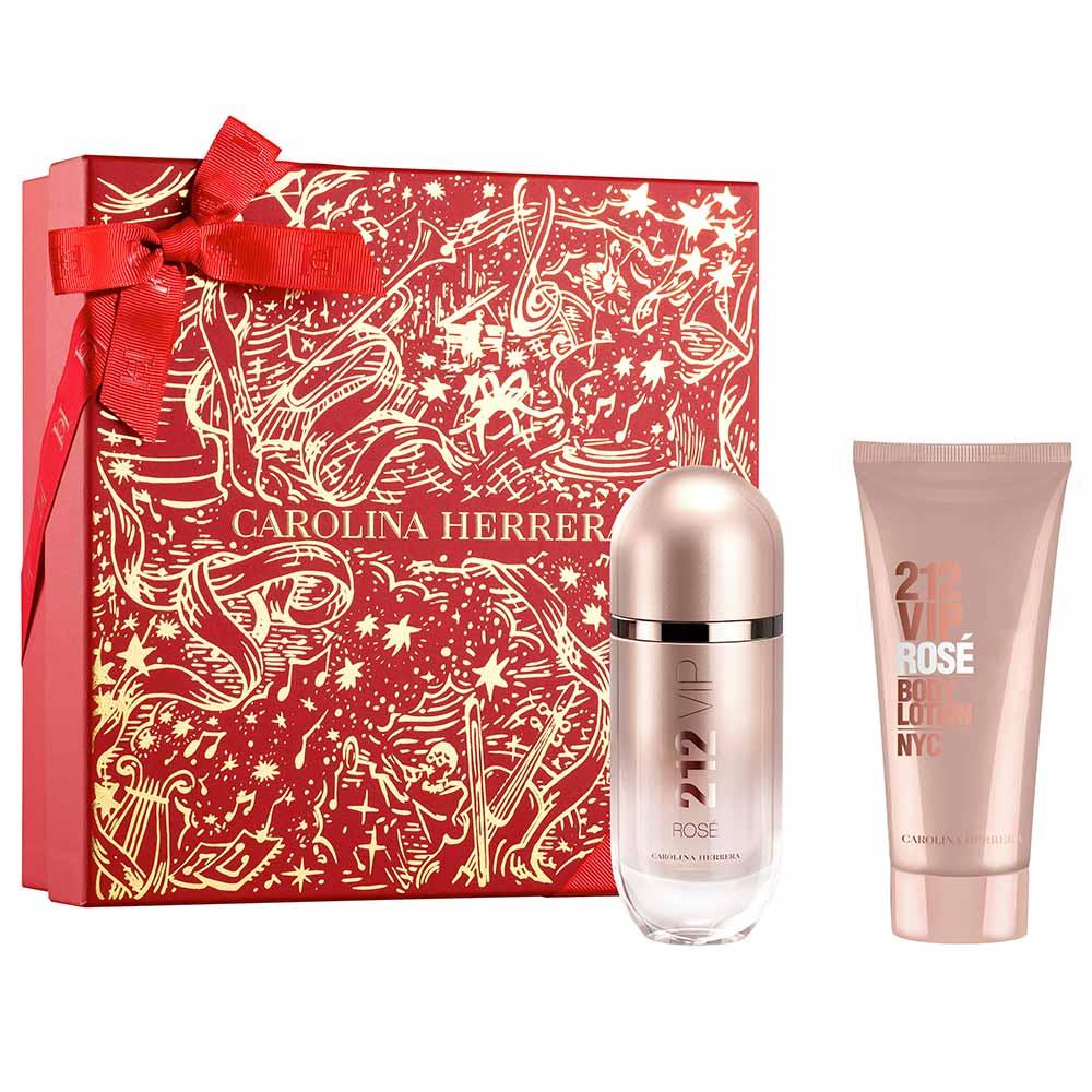 Coffret Carolina Herrera Kit - Perfume 212 Vip Rose + Creme Corporal - 1