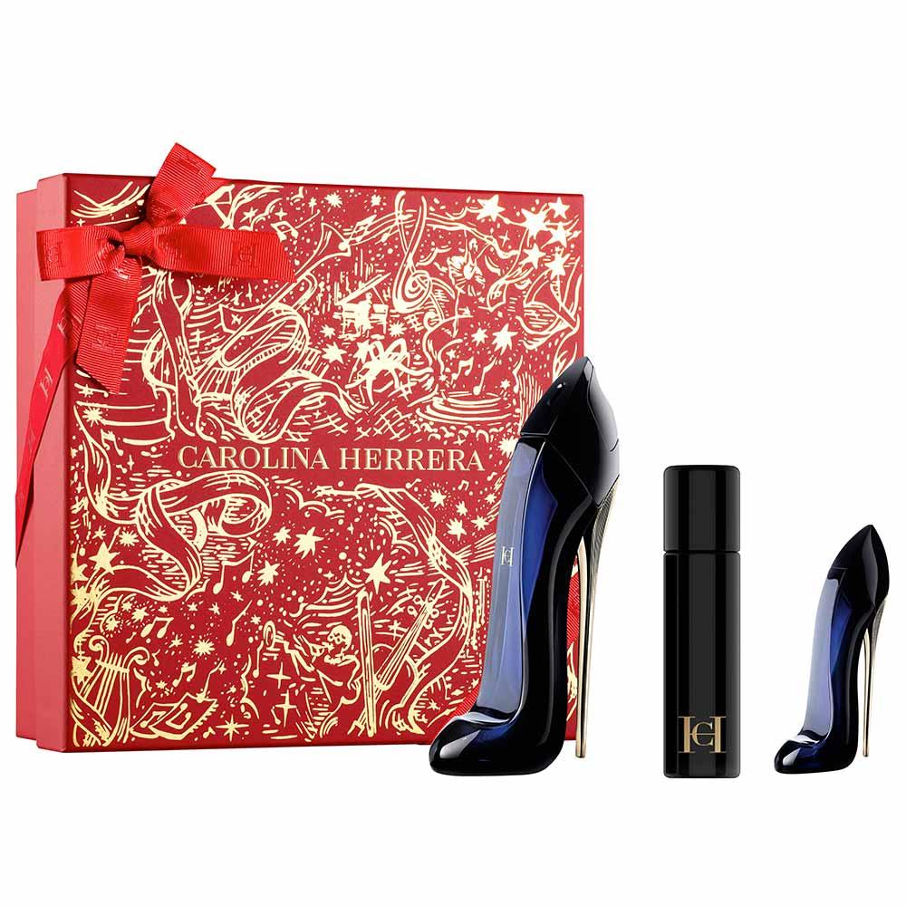 Coffret Carolina Herrera Kit - Perfume Good Girl + Batom Matte Nude Supreme+ Travel Size - 1