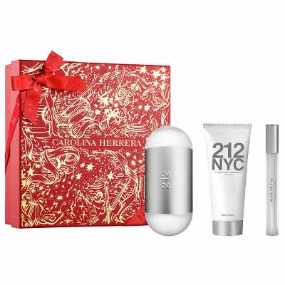 Coffret Carolina Herrera Kit - Perfume 212 NYC EDT + Loção Corporal + Travel Size