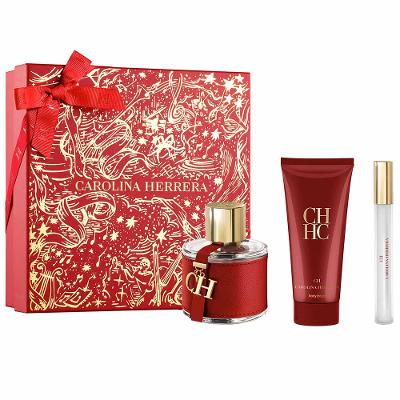 Coffret Carolina Herrera Kit - Perfume CH EDT + Creme Corporal + Travel Size
