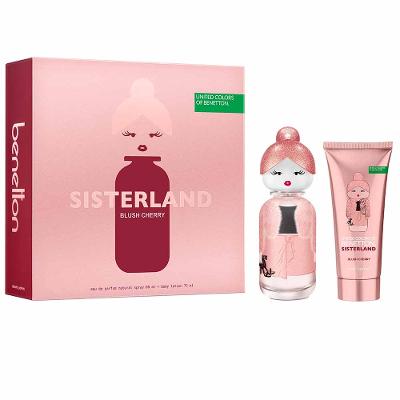 Coffret Benetton Kit - Perfume Blush Cherry Benetton United Colors Sisterland + Body Lotion