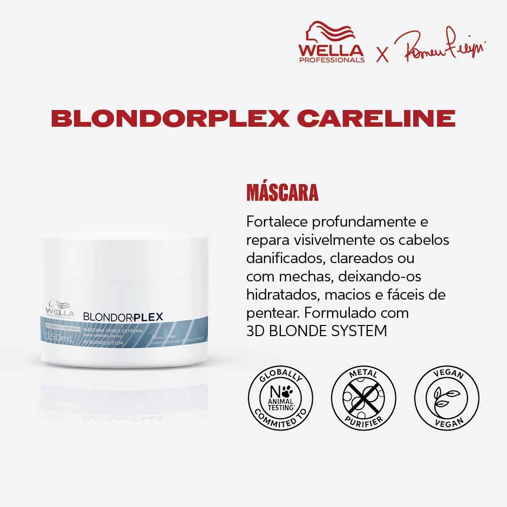 Wella Professionals Blondorplex Kit – Shampoo + Máscara - 3