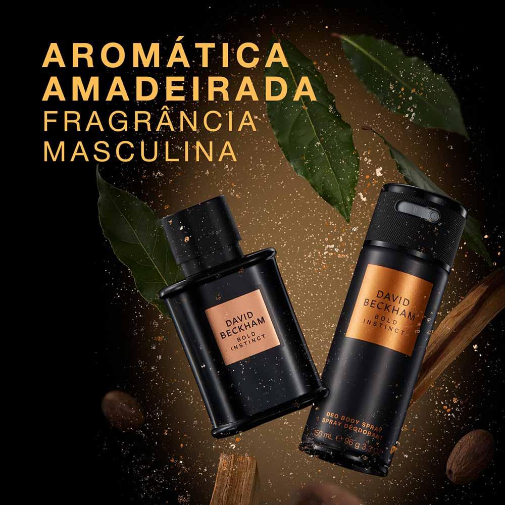 Coffret David Beckham Bold Instinct Kit - Perfume Masculino EDP + Body Spray - 4