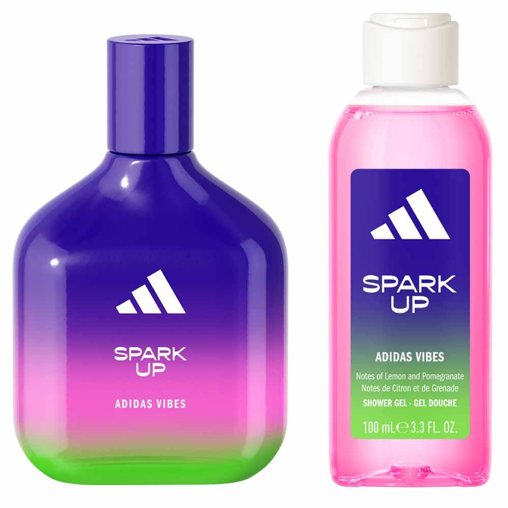Coffret Adidas Vibes Spark Up Kit - Perfume Unissex EDP + Shower Gel - 2