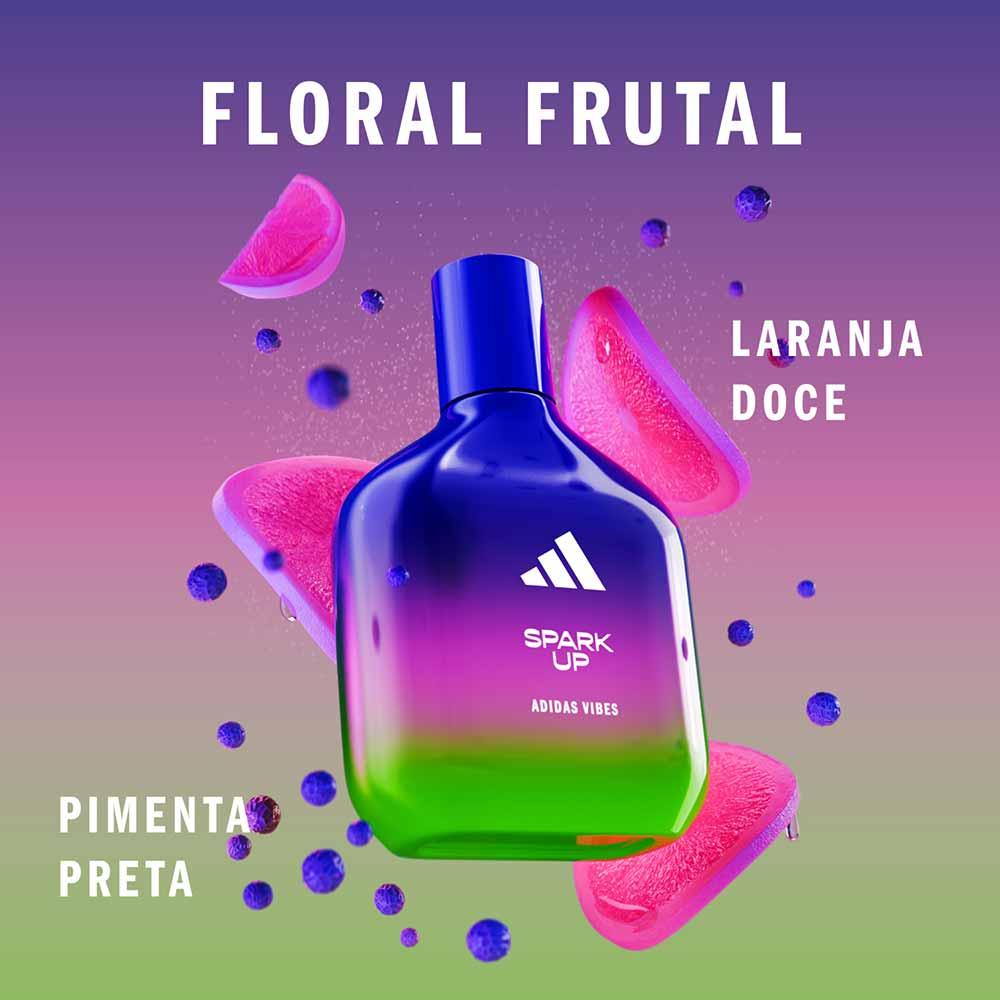 Coffret Adidas Vibes Spark Up Kit - Perfume Unissex EDP + Shower Gel - 3