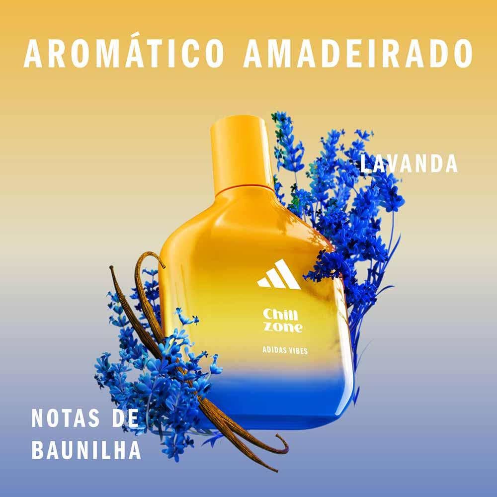 Coffret Adidas Vibes Chill Zone Kit - Perfume Masculino EDP + Shower Gel - 4