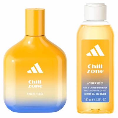 Coffret Adidas Vibes Chill Zone Kit - Perfume Masculino EDP + Shower Gel