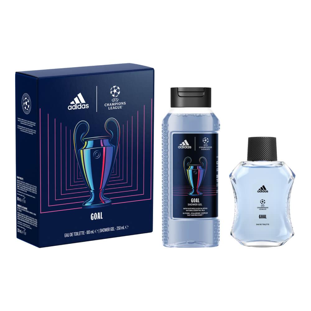 Coffret Adidas Uefa Goal Perfume masculino Kit EDT Shower Gel - 1