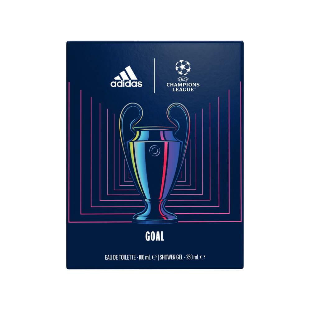 Coffret Adidas Uefa Goal Perfume masculino Kit EDT Shower Gel - 2