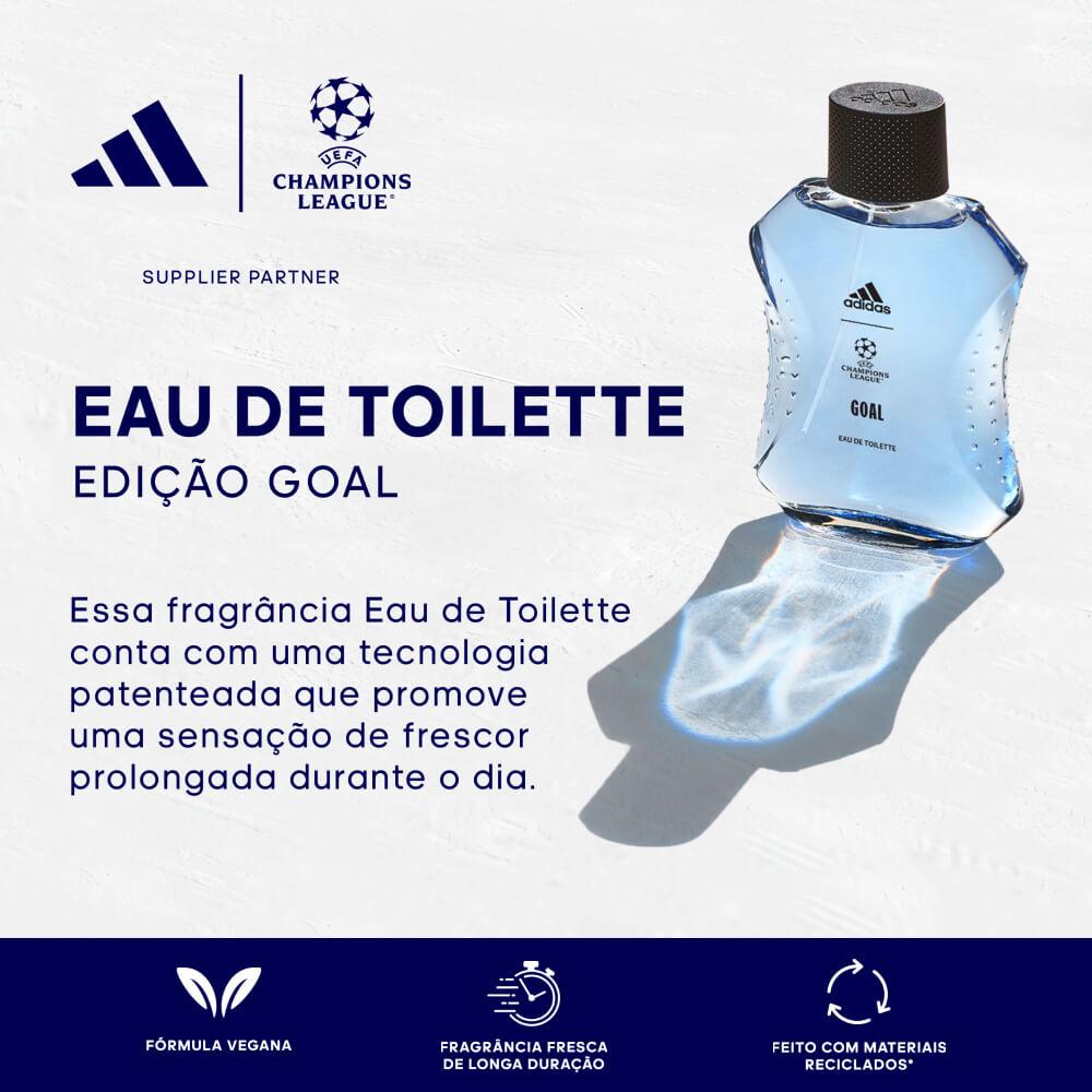Coffret Adidas Uefa Goal Perfume masculino Kit EDT Shower Gel - 6
