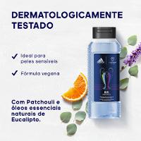 Coffret Adidas Uefa Goal Perfume masculino Kit EDT Shower Gel - 3